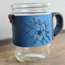 Load image into Gallery viewer, Leather Jar Sleeve