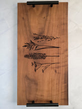 Load image into Gallery viewer, Walnut Boho Charcuterie Tray
