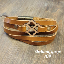 Load image into Gallery viewer, Leather Wrap Bracelet