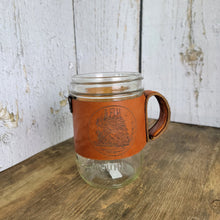 Load image into Gallery viewer, Leather Jar Sleeve