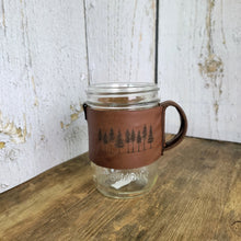 Load image into Gallery viewer, Leather Jar Sleeve