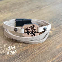 Load image into Gallery viewer, Leather Wrap Bracelet