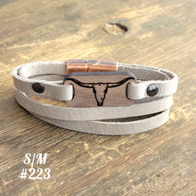 Load image into Gallery viewer, Leather Wrap Bracelet