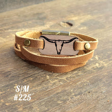 Load image into Gallery viewer, Leather Wrap Bracelet
