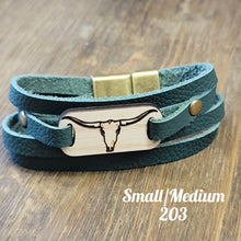 Load image into Gallery viewer, Leather Wrap Bracelet