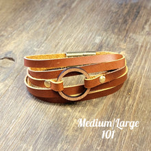 Load image into Gallery viewer, Leather Wrap Bracelet