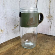 Load image into Gallery viewer, Leather Jar Sleeve