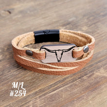 Load image into Gallery viewer, Leather Wrap Bracelet