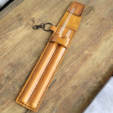Load image into Gallery viewer, Leather Glass Straw Holder