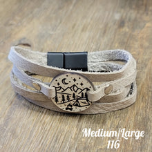 Load image into Gallery viewer, Leather Wrap Bracelet