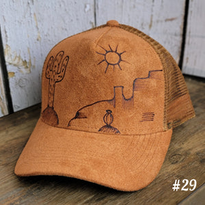 Engraved Snapback Trucker Hat