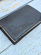 Load image into Gallery viewer, Engraved, Hand Sewn- Premium Leather Cover with NKJV Red Letter Study Bible