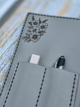 Load image into Gallery viewer, Engraved, Hand Sewn- Premium Leather Cover with NKJV Red Letter Study Bible