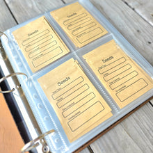 Load image into Gallery viewer, Garden Seed Binder