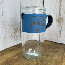 Load image into Gallery viewer, Leather Jar Sleeve