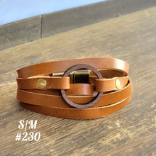 Load image into Gallery viewer, Leather Wrap Bracelet