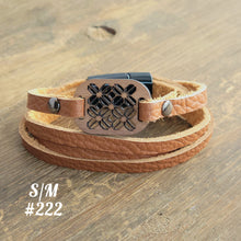 Load image into Gallery viewer, Leather Wrap Bracelet