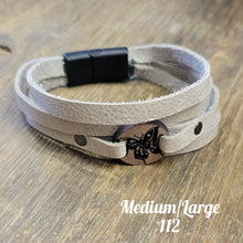 Load image into Gallery viewer, Leather Wrap Bracelet