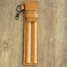 Load image into Gallery viewer, Leather Glass Straw Holder