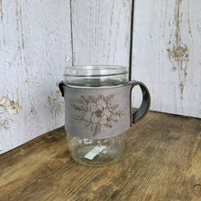 Load image into Gallery viewer, Leather Jar Sleeve