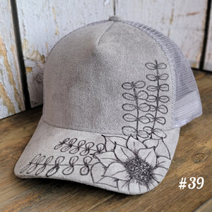Engraved Snapback Trucker Hat