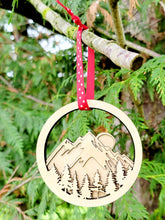 Load image into Gallery viewer, Snow Capped Mountain Ornament