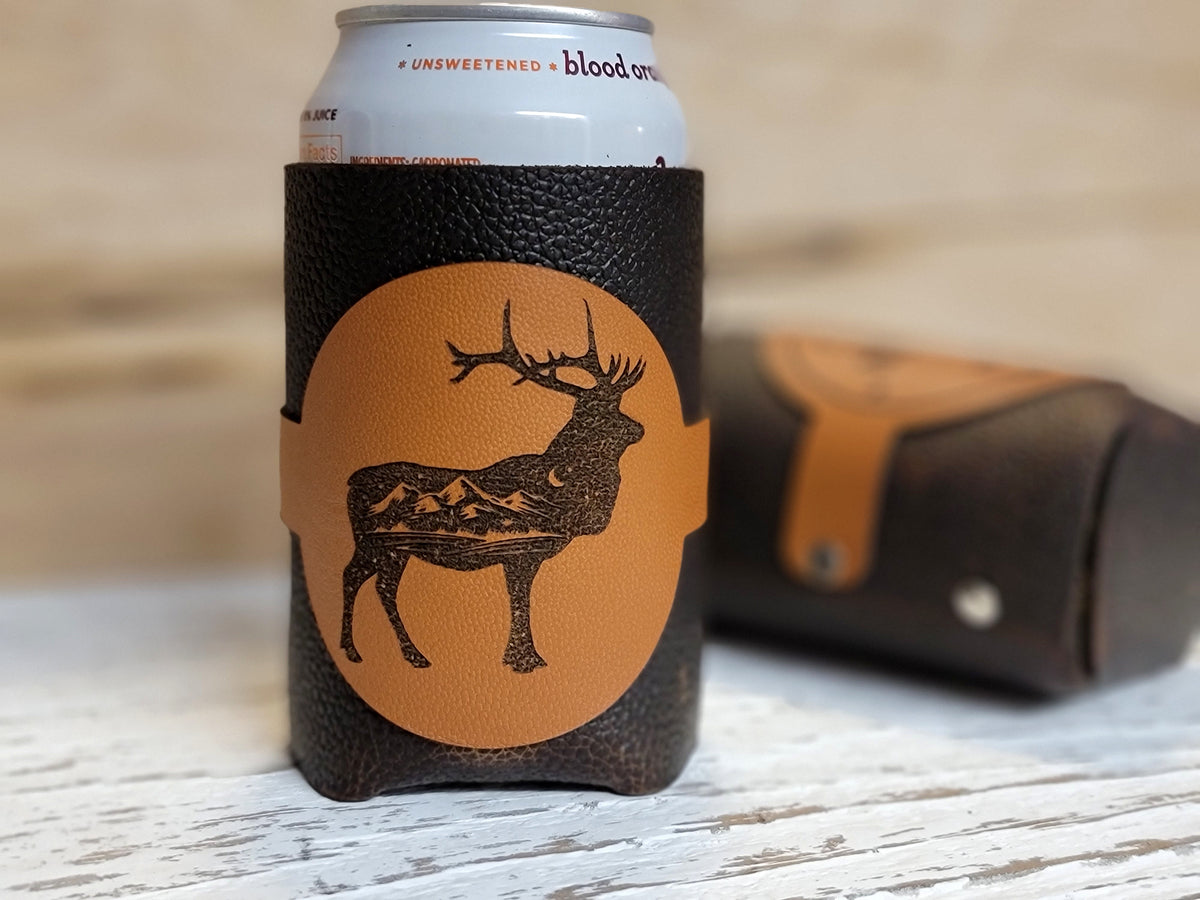 Wholesale Awesome Dad Wooden Beer Koozie/Fathers Day/Engraved Guy Gift for  your store