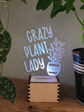 Load image into Gallery viewer, Lit Plant Lady Sign