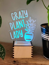 Load image into Gallery viewer, Lit Plant Lady Sign