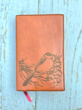 Load image into Gallery viewer, Engraved, Hand Sewn- Premium Leather Cover with NKJV Red Letter Study Bible
