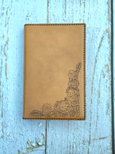 Load image into Gallery viewer, Engraved, Hand Sewn- Premium Leather Cover with NKJV Red Letter Study Bible
