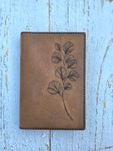 Load image into Gallery viewer, Engraved, Hand Sewn- Premium Leather Cover with NKJV Red Letter Study Bible
