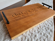 Load image into Gallery viewer, Cherry Hardwood Charcuterie Tray
