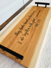 Load image into Gallery viewer, Hickory Hardwood Charcuterie Tray- Acts 2:46
