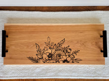 Load image into Gallery viewer, Hickory Hardwood Charcuterie Tray- Bouquet

