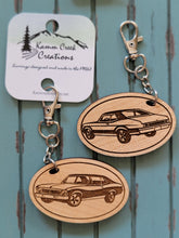 Load image into Gallery viewer, Double sided Classic Car Keychain
