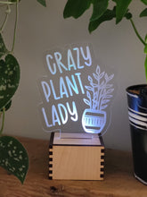 Load image into Gallery viewer, Lit Plant Lady Sign
